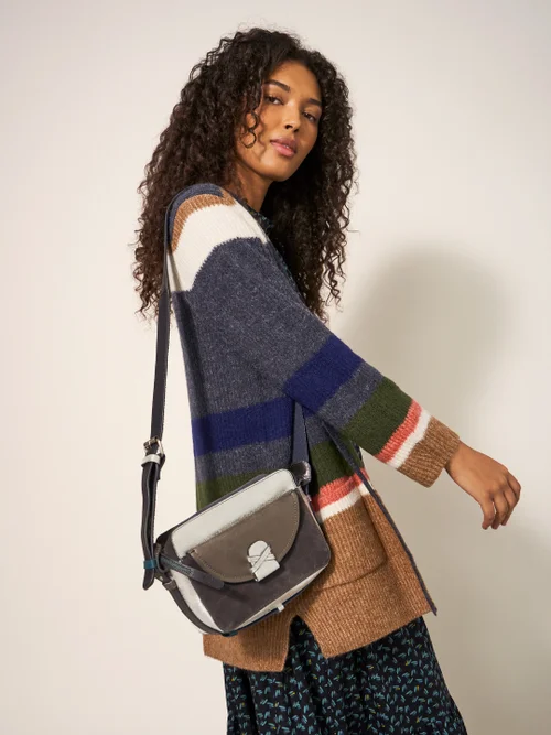 Erica Lange Strickjacke - Blau Mehrfarbig - 38 Bild 1