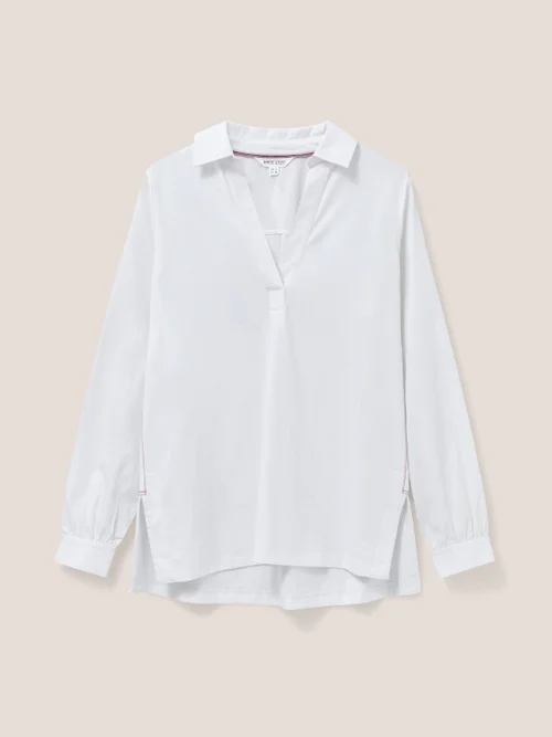 Fran Bluse - Brillantweiß - 38 Bild 4