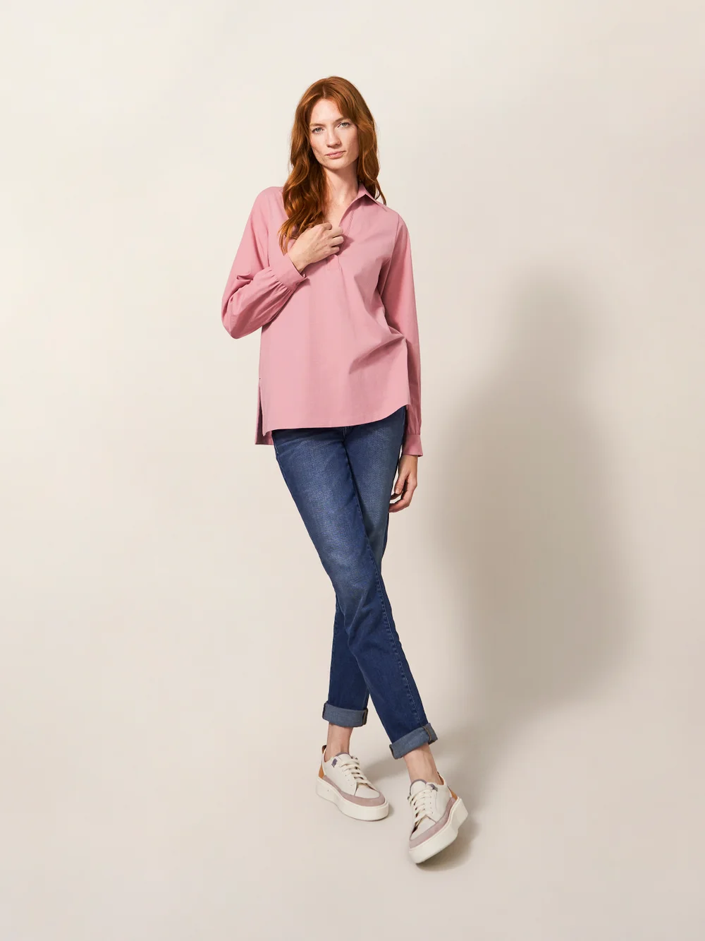 Fran Bluse - Mittel-Pink - 38 Bild 1