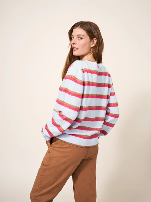 Jamie Strickjacke - Blau Mehrfarbig - 38 Bild 4