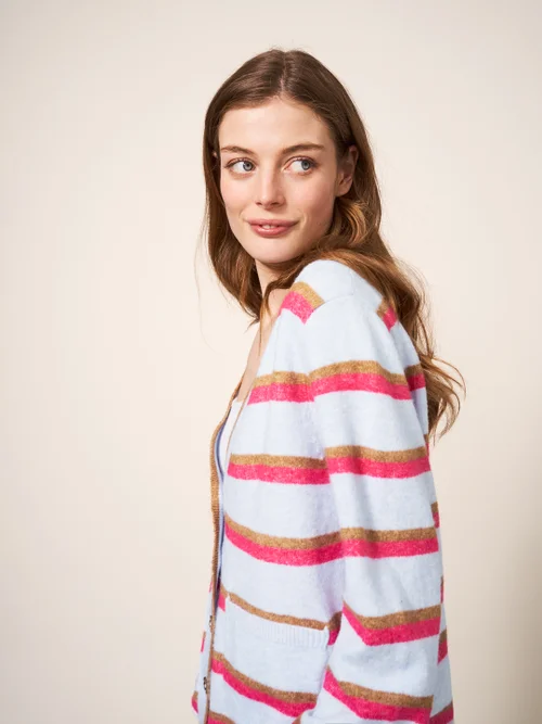 Jamie Strickjacke - Blau Mehrfarbig - 38 Bild 3