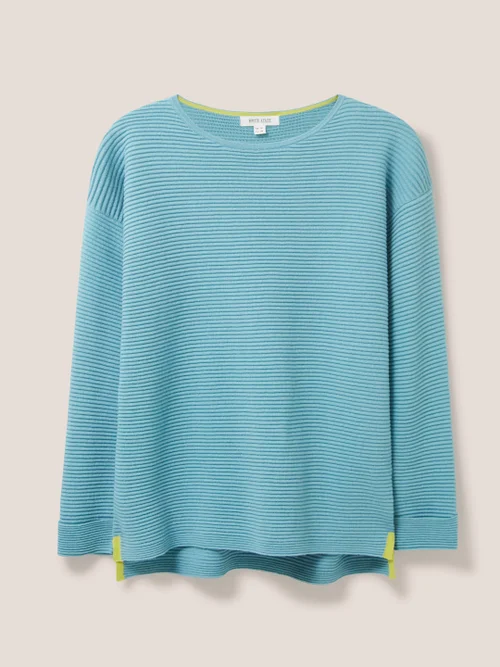 Jana Pullover - Mittel-Blaugrün - 38 Bild 4
