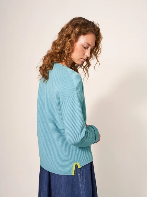 Jana Pullover - Mittel-Blaugrün - 38 Bild 3
