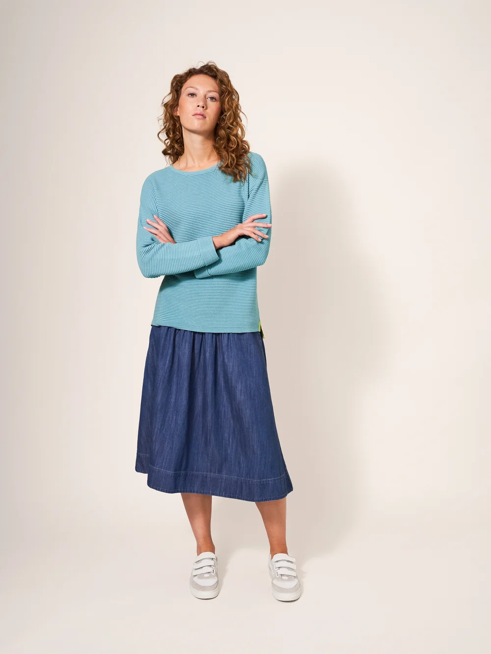 Jana Pullover - Mittel-Blaugrün - 38 Bild 1