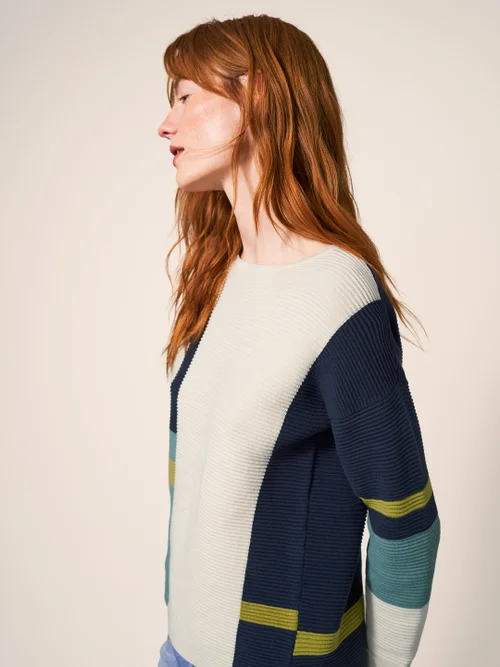 Jana Pullover - Blaugrün Mehrfarbig - 38 Bild 2