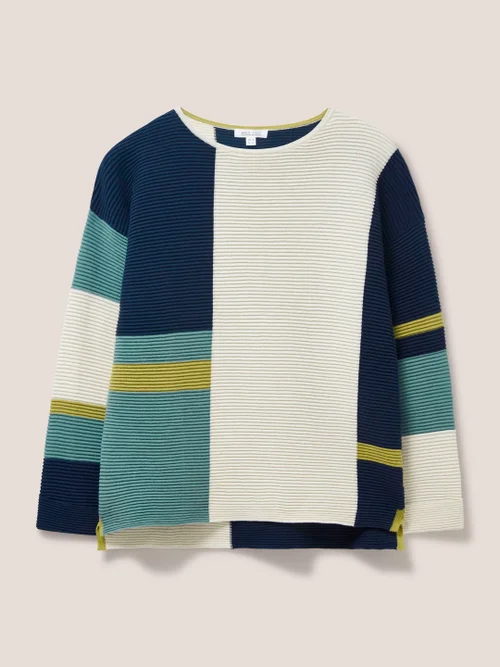 Jana Pullover - Blaugrün Mehrfarbig - 38 Bild 4