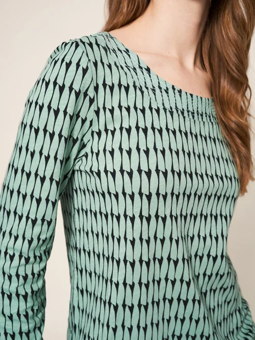 Langarmshirt - Grün Mehrfarbig - 38 Bild 2