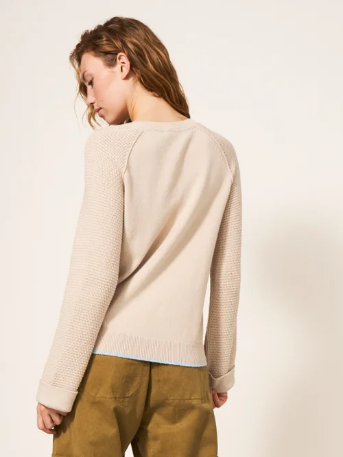 Tyne Pullover - Hell Natur - 38 Bild 3
