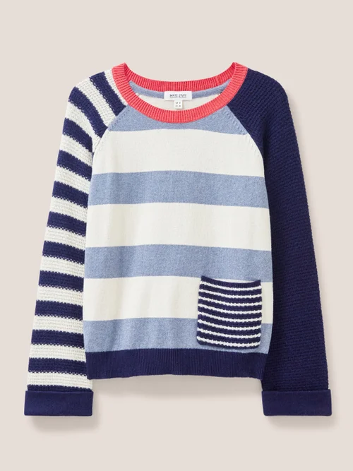 Tyne Pullover - Blaugrün Mehrfarbig - 38 Bild 4