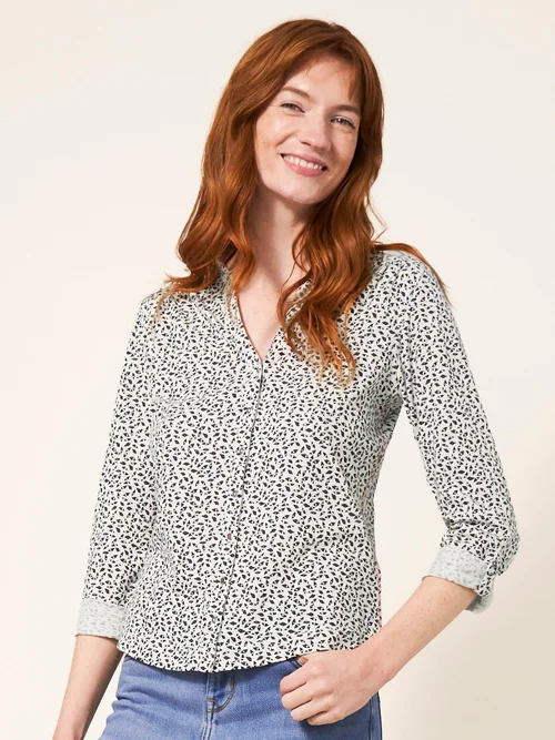 Jerseybluse Annie - Ivory Mlt - 34 Bild 2