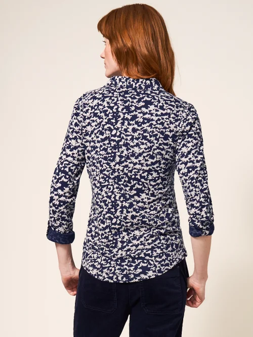 Annie Jersey-Hemd - Natur Aufdruck - 34 Bild 3