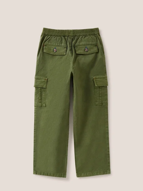 Cargohose - Dunkelgrün - 7-8 Jahre Bild 3