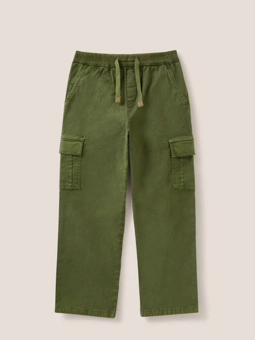 Cargohose - Dunkelgrün - 7-8 Jahre Bild 1