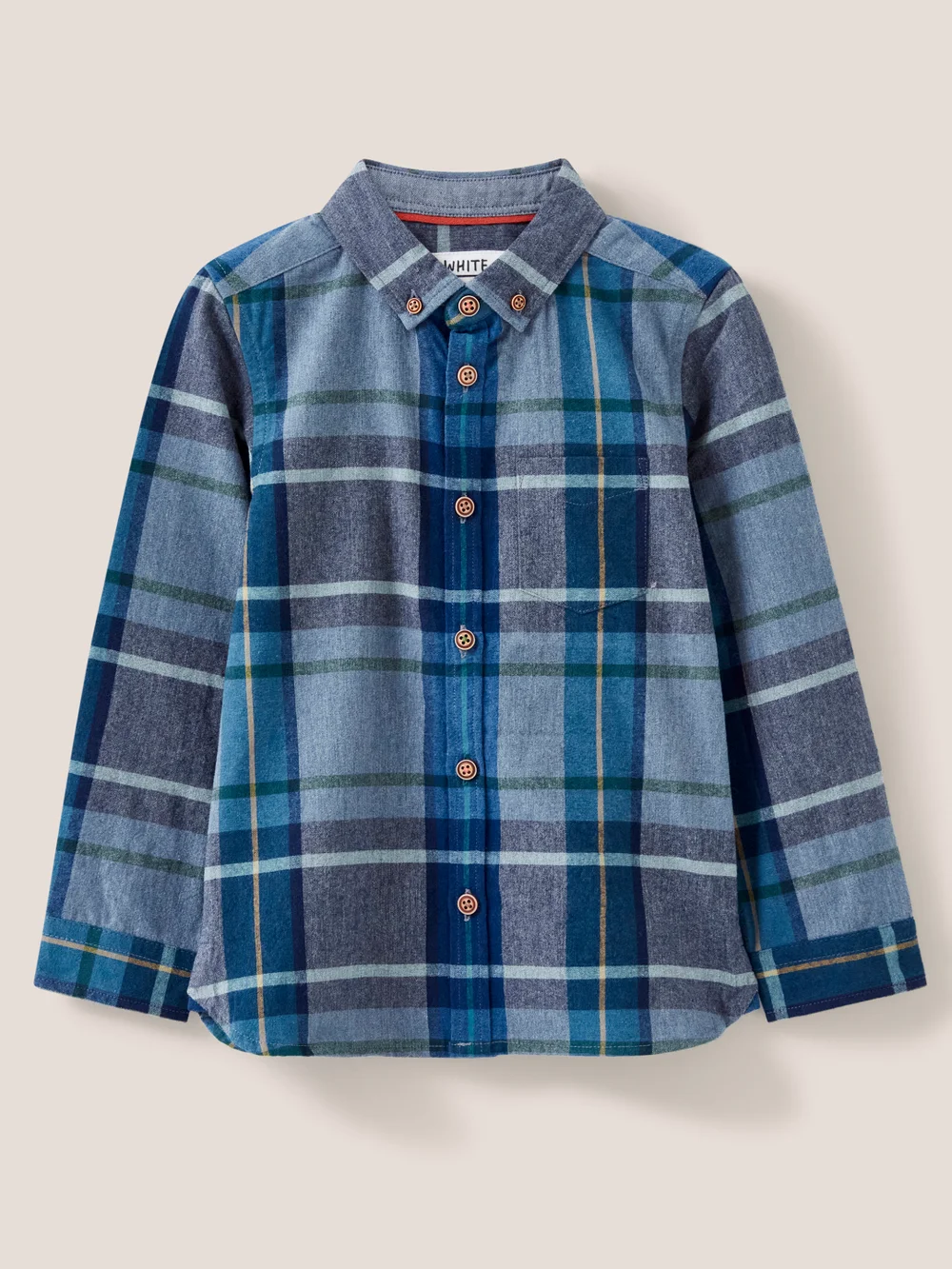 Kariertes Flanellhemd - Blau Mehrfarbig - 3-4 Jahre Bild 1