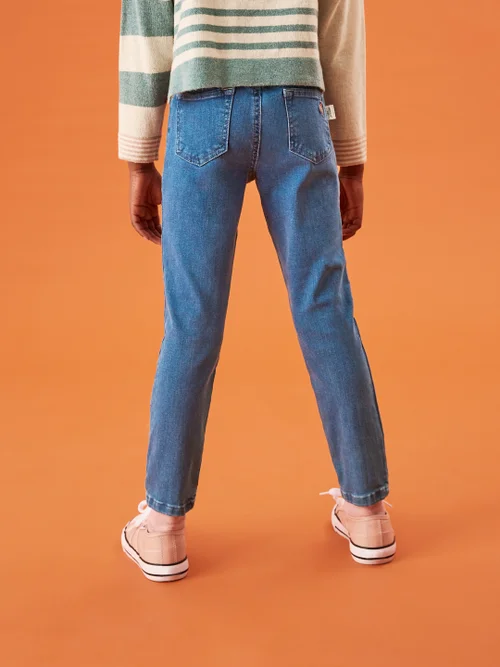 Denim-Jeggings - Chambray-Blau - 3-4 Jahre Bild 3
