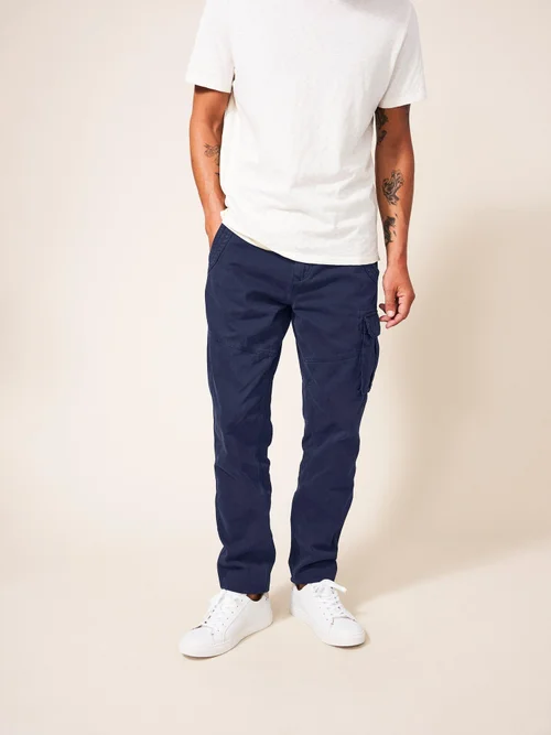Cargohose Kegworth aus Bio-Baumwolle - Dark Navy - 30/R Bild 2