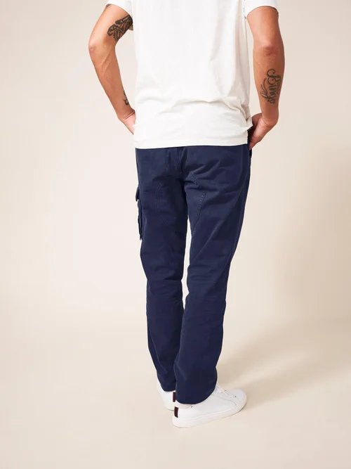 Cargohose Kegworth aus Bio-Baumwolle - Dark Navy - 30/R Bild 4