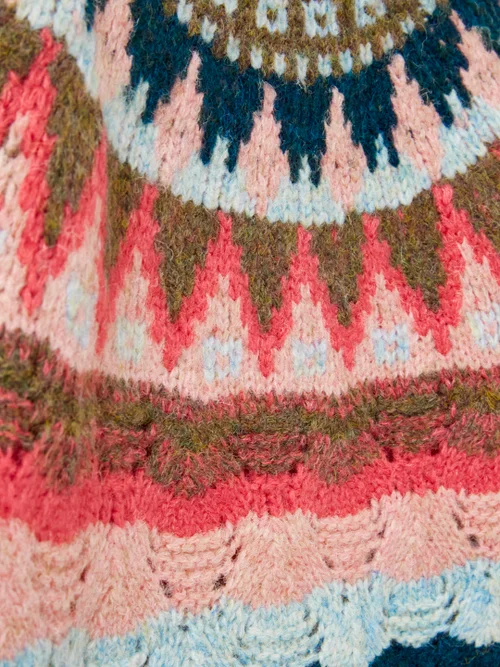 Mini Me Pullover mit Fairisle-Muster - Grün Mehrfarbig - 3-4 Jahre Bild 2