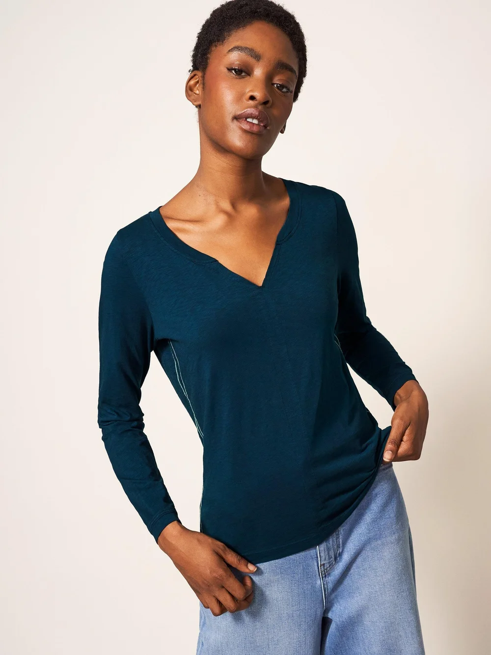 Langarmshirt Nelly - Dark Navy - 34 Bild 1