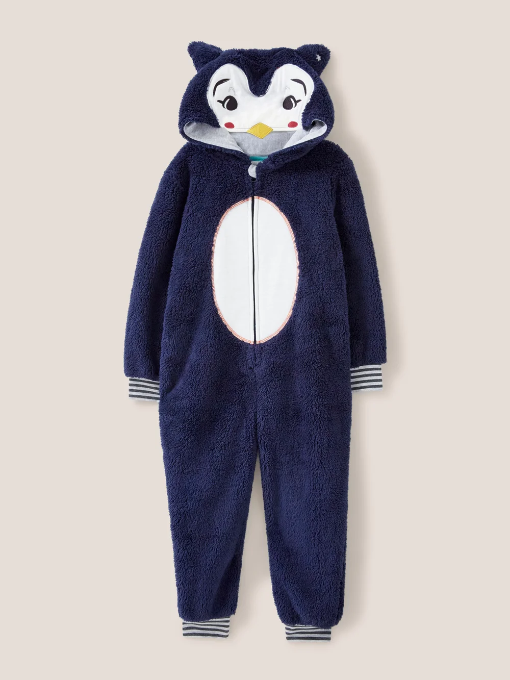 Pinguin Einteiler - Chambray-Blau - 3-4 Jahre Bild 1