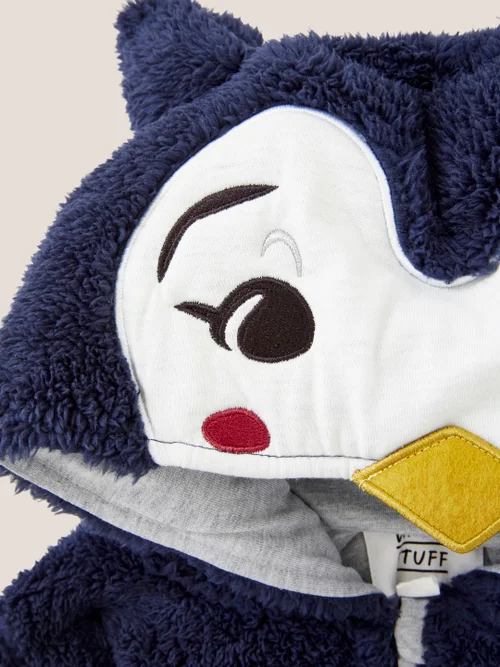 Pinguin Einteiler - Chambray-Blau - 3-4 Jahre Bild 2