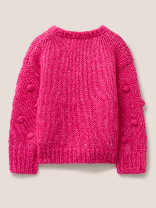 Bommel-Pullover - Helles Pink - 3-4 Jahre Bild 3