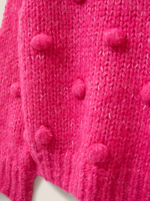 Bommel-Pullover - Helles Pink - 3-4 Jahre Bild 2