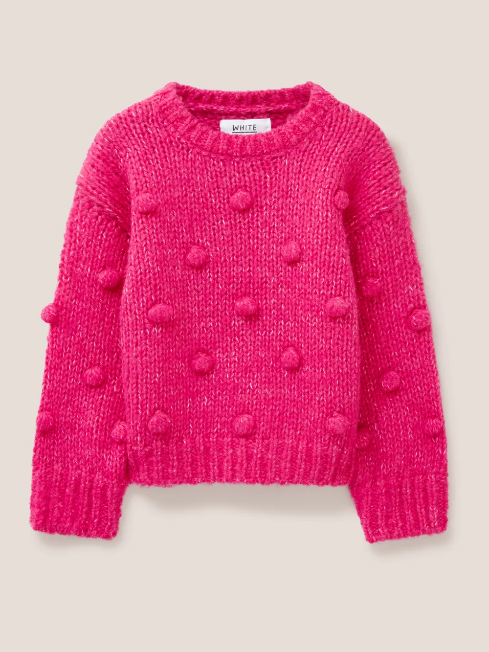Bommel-Pullover - Helles Pink - 3-4 Jahre Bild 1