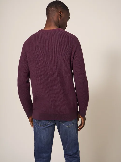 Pentire Pullover mit Rundhalsausschnitt - Dunkelviolett - L Bild 3