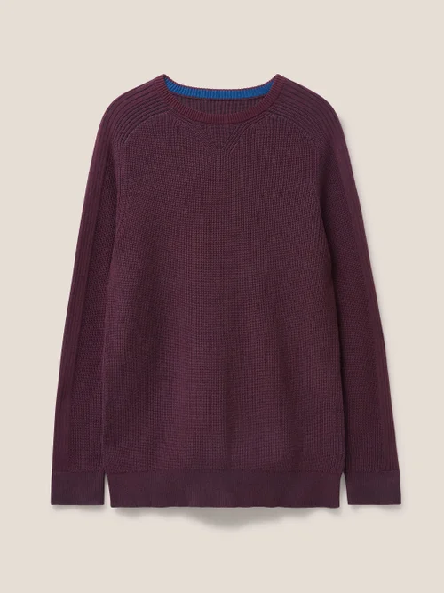 Pentire Pullover mit Rundhalsausschnitt - Dunkelviolett - L Bild 4
