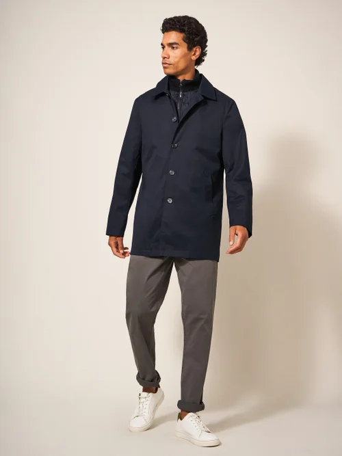 Anderson Mantel mit Umlegekragen - Pures Schwarz - L Bild 1