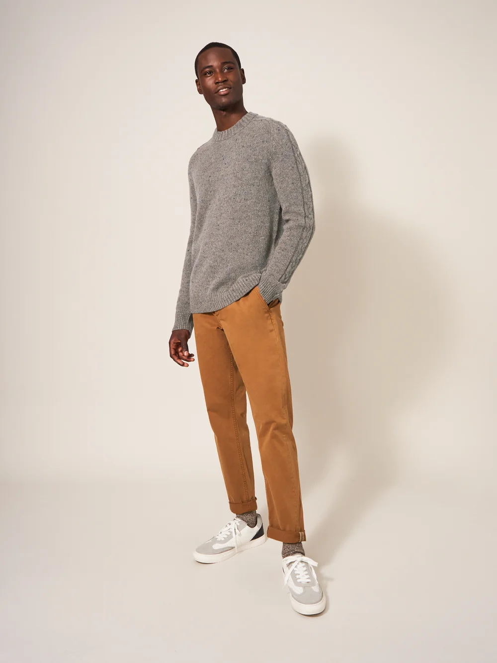 Arundel Pullover mit Rundhalsausschnitt - Dunkel Natur - L Bild 1