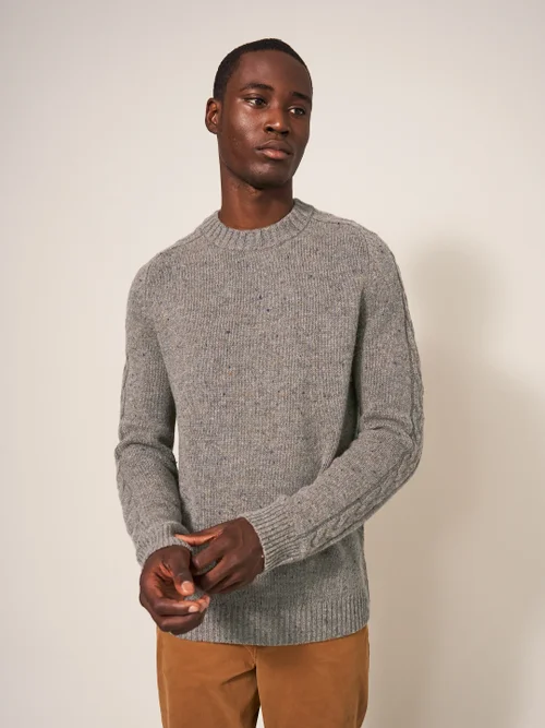 Arundel Pullover mit Rundhalsausschnitt - Dunkel Natur - L Bild 2