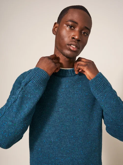 Arundel Pullover mit Rundhalsausschnitt - Dunkel-Blaugrün - L Bild 2