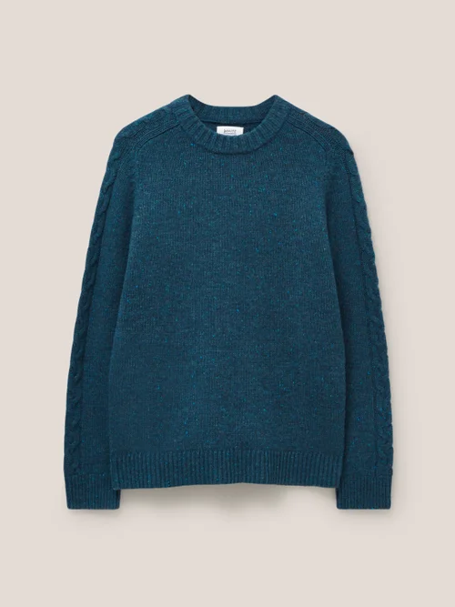Arundel Pullover mit Rundhalsausschnitt - Dunkel-Blaugrün - L Bild 4