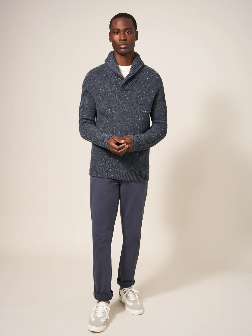Arundel Pullover mit Schalkragen - Anthrazit - L Bild 1