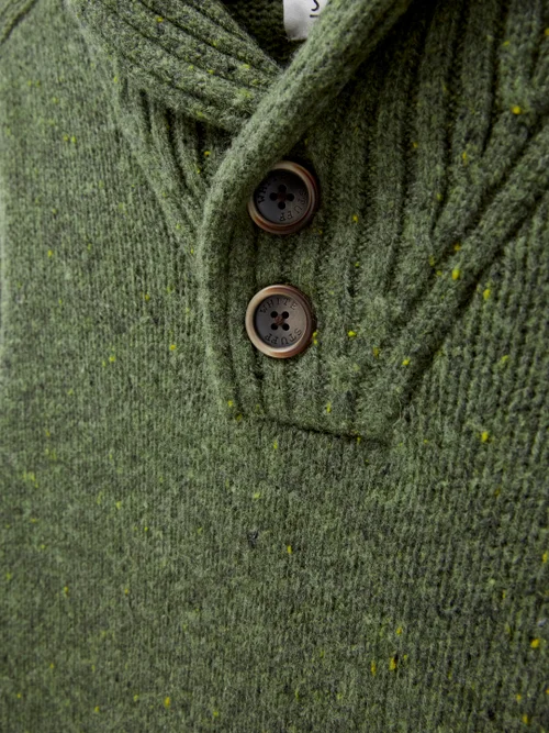 Arundel Pullover mit Schalkragen - Dunkelgrün - L Bild 4