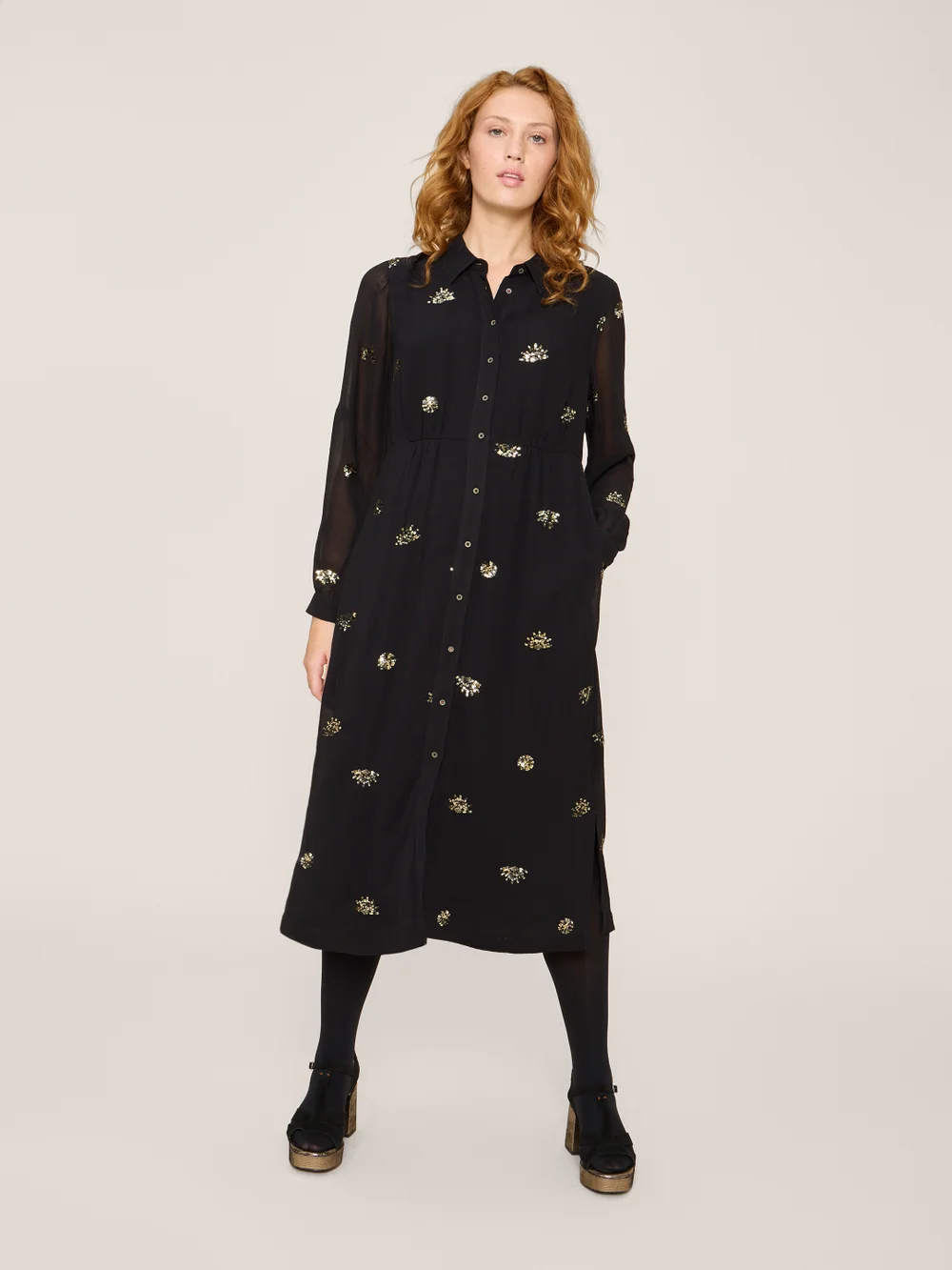 Astrid Paillettenkleid - Schwarz Mehrfarbig - 38 Bild 1