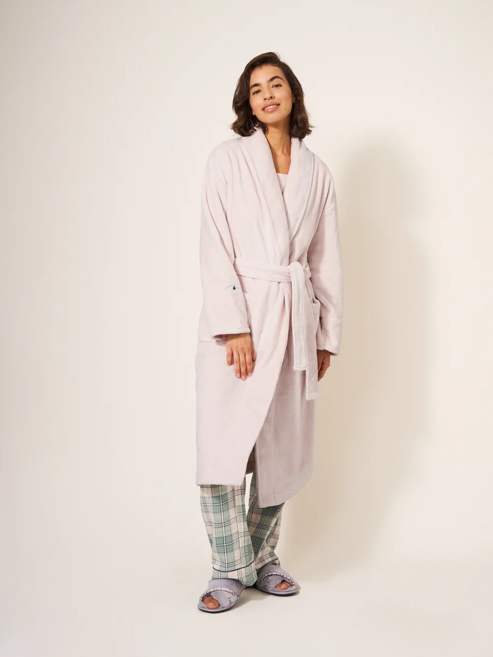 Clover Kuscheliger Morgenmantel - Hell-Pink - L Bild 1