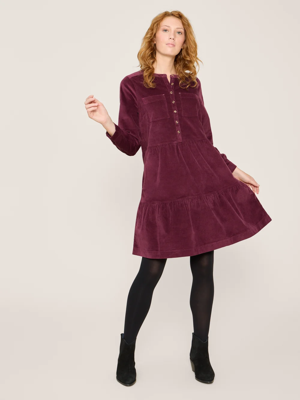 Edith Kordkleid - Dunkelviolett - 34 Bild 1