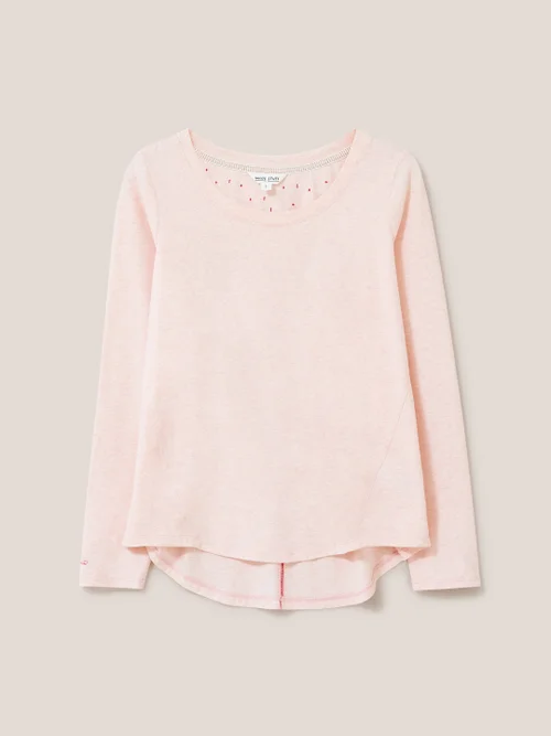 Eva Pyjamatop aus Jersey - Hell-Pink - L Bild 4