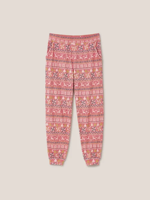 Freya Jogginghose mit Rentiermuster - Pink Mehrfarbig - L Bild 4