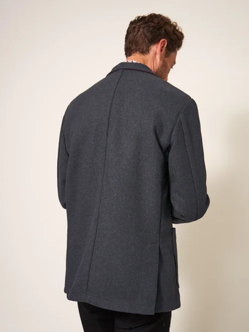 Finn Jacke aus Wollflanell - Anthrazit - 38 Bild 3