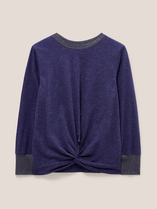 Frankie Glitzer-Top - Dunkel-Marineblau - 34 Bild 4