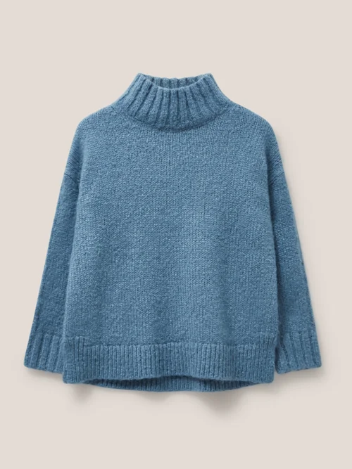 Frieda Pullover - Mittelblau - S Bild 4