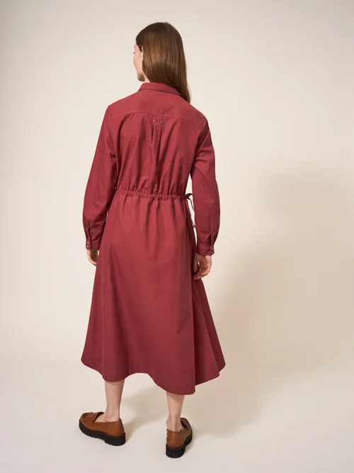 Jade Blusenkleid aus Kord - Mittelviolett - 38 Bild 3