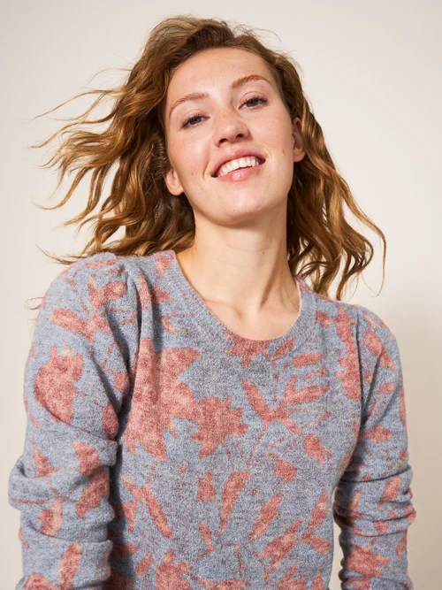 Julie Pullover - Rot Mehrfarbig - 34 Bild 2