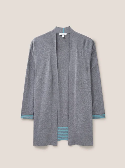 Laura Lange Strickjacke - Grau Meliert - 34 Bild 4