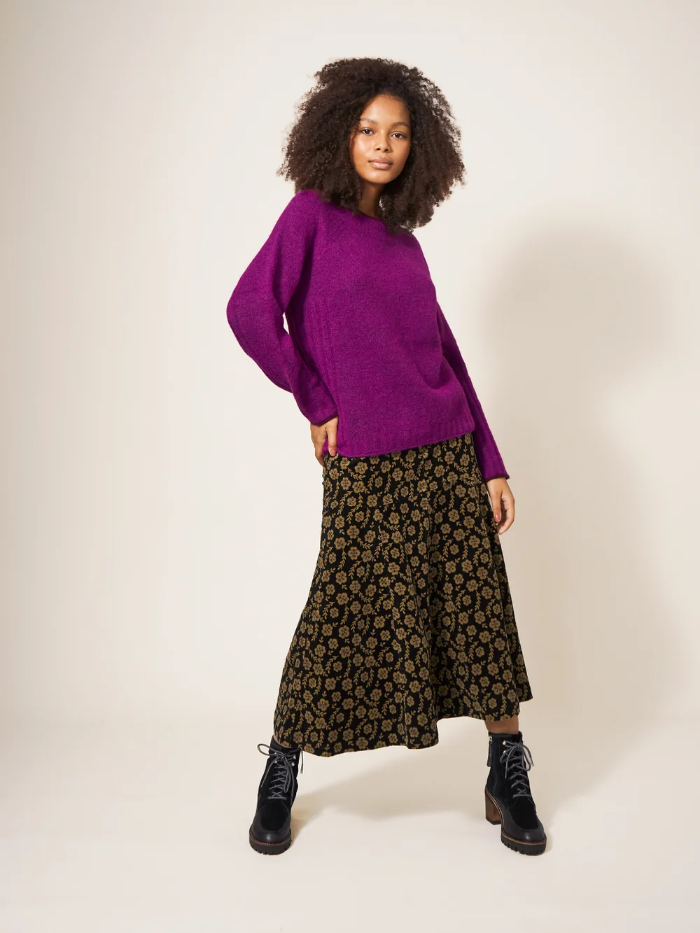 Medway Pullover - Mittel-Pink - 34 Bild 1