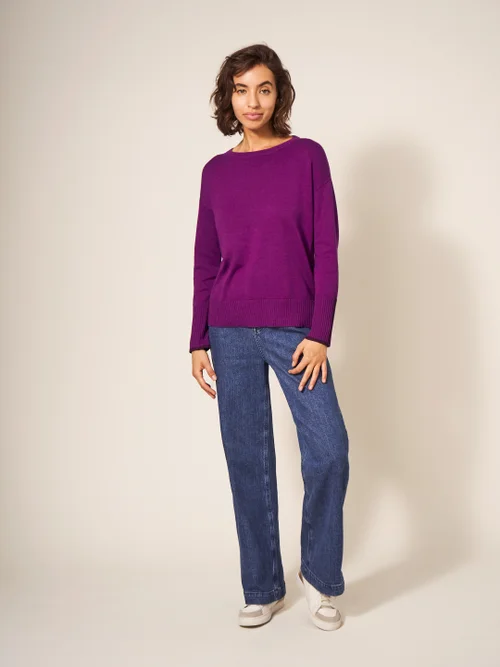 Olive Pullover - Dunkel-Pink - 34 Bild 1
